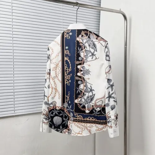 Replica Versace Shirts Long Sleeved For Men #1439471 $64.00 USD for Wholesale