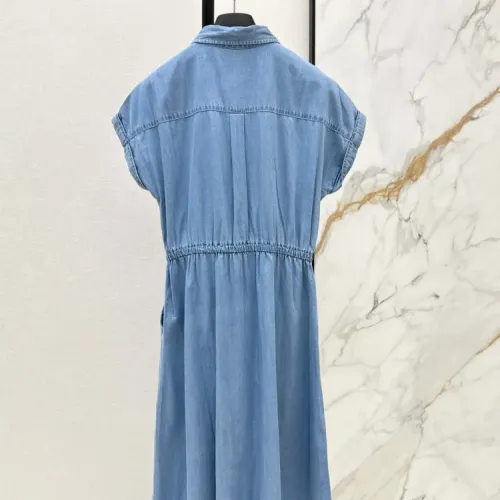 Replica Christian Dior Dresses Short Sleeved For Women #1439651 $132.00 USD for Wholesale
