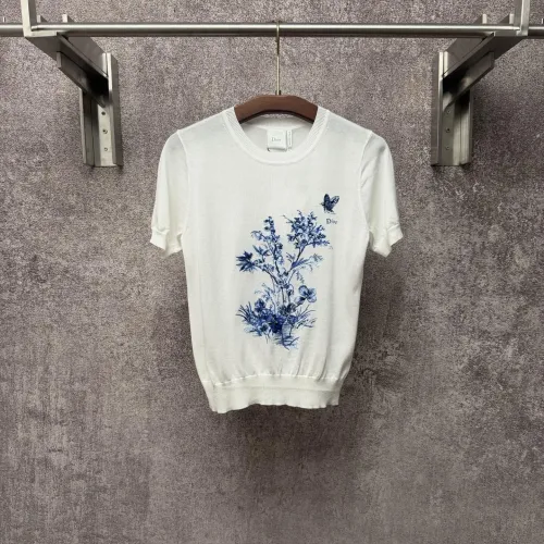 Cheap Christian Dior T-Shirts Short Sleeved For Women #1439672, $$82.00 USD On Christian Dior T-Shirts