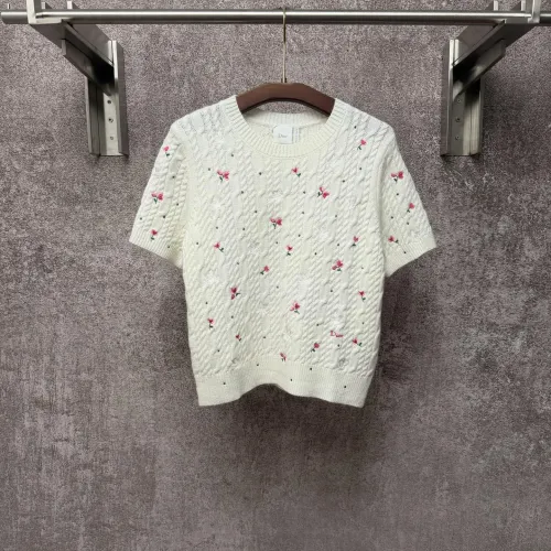 Cheap Christian Dior T-Shirts Short Sleeved For Women #1439676, $$85.00 USD On Christian Dior T-Shirts