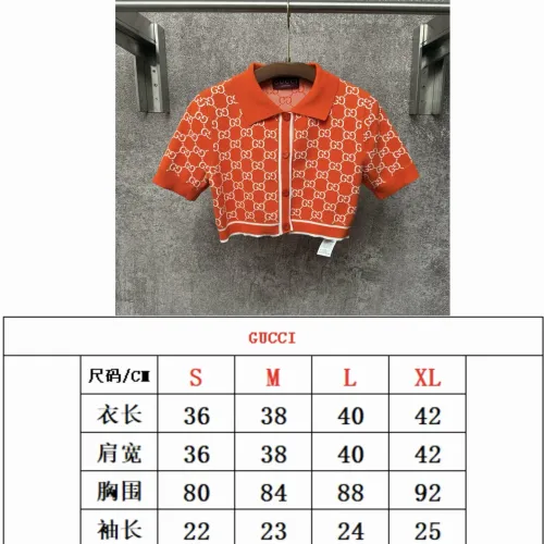 Replica Gucci T-Shirts Short Sleeved For Women #1439679 $85.00 USD for Wholesale