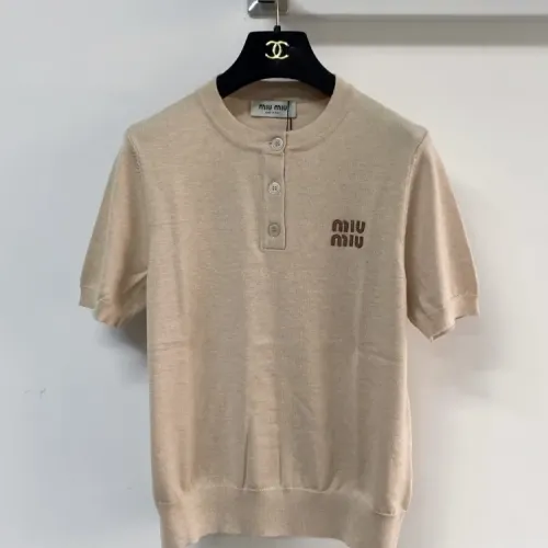 Cheap MIU MIU T-Shirts Short Sleeved For Women #1439686, $$98.00 USD On MIU MIU T-Shirts