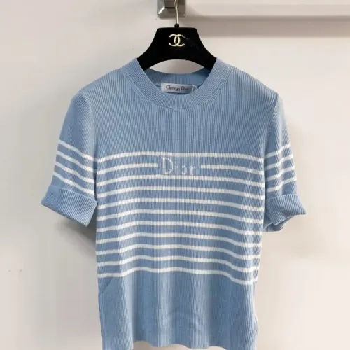 Cheap Christian Dior T-Shirts Short Sleeved For Women #1439701, $$80.00 USD On Christian Dior T-Shirts