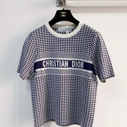 Cheap Christian Dior T-Shirts Short Sleeved For Women #1439703, $$76.00 USD On Christian Dior T-Shirts