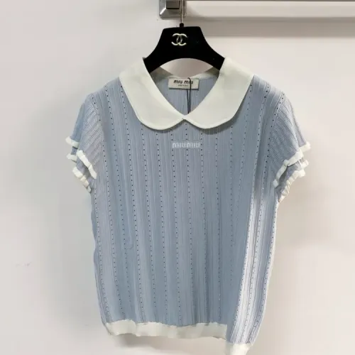 Cheap MIU MIU T-Shirts Short Sleeved For Women #1439716, $$80.00 USD On MIU MIU T-Shirts