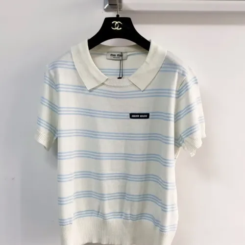 Cheap MIU MIU T-Shirts Short Sleeved For Women #1439717, $$100.00 USD On MIU MIU T-Shirts