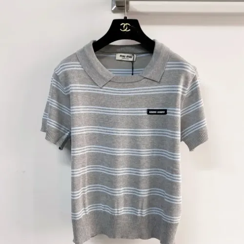 Cheap MIU MIU T-Shirts Short Sleeved For Women #1439718, $$100.00 USD On MIU MIU T-Shirts