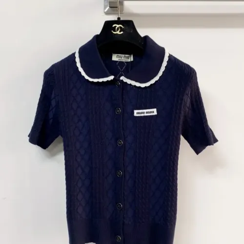 Cheap MIU MIU T-Shirts Short Sleeved For Women #1439719, $$98.00 USD On MIU MIU T-Shirts