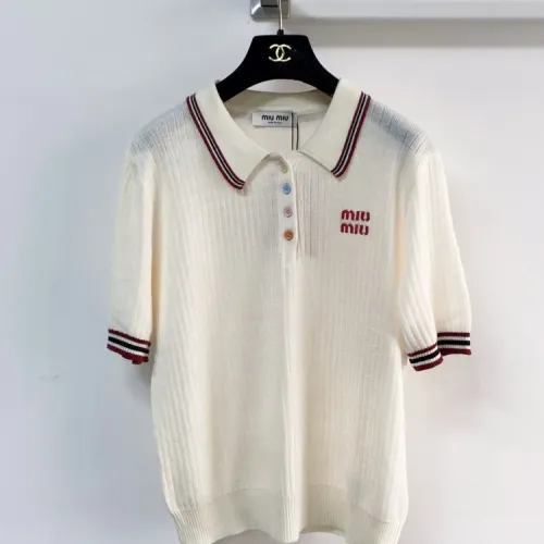 Cheap MIU MIU T-Shirts Short Sleeved For Women #1439721, $$96.00 USD On MIU MIU T-Shirts