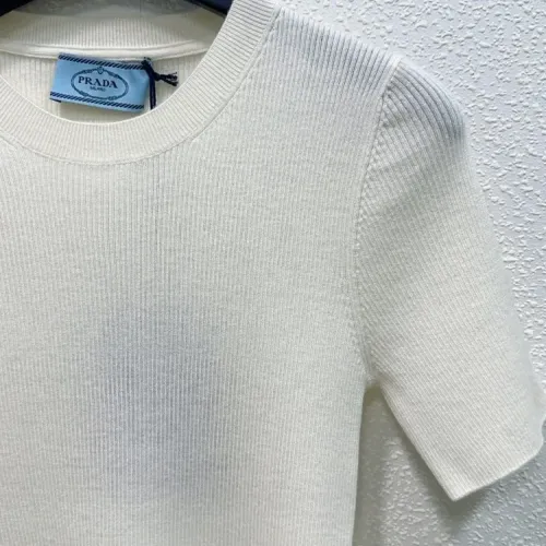 Replica Prada T-Shirts Short Sleeved For Women #1439726 $96.00 USD for Wholesale