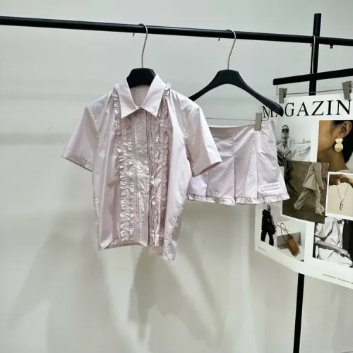 Cheap MIU MIU Tracksuits Short Sleeved For Women #1439744, $$162.00 USD On MIU MIU Tracksuits