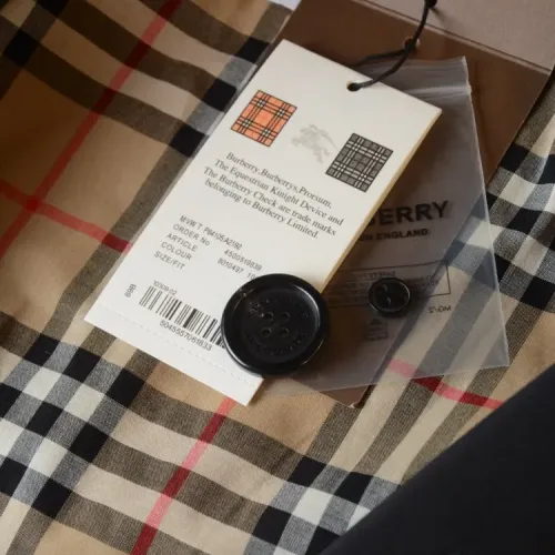 Replica Burberry Trench Coat Long Sleeved For Men #1439758 $215.00 USD for Wholesale