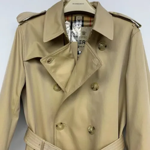 Replica Burberry Trench Coat Long Sleeved For Men #1439761 $222.00 USD for Wholesale