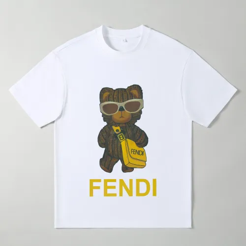 Cheap Fendi Oversize T-Shirts Short Sleeved For Men #1439884, $$25.00 USD On Fendi T-Shirts