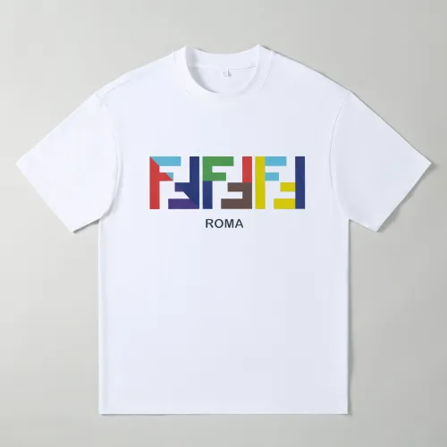Cheap Fendi Oversize T-Shirts Short Sleeved For Men #1439886, $$25.00 USD On Fendi T-Shirts