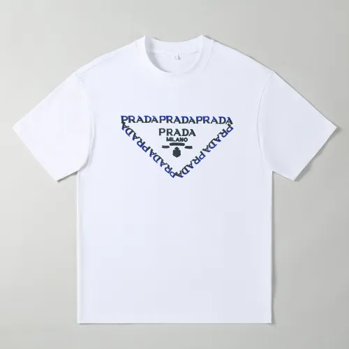 Cheap Prada Oversize T-Shirts Short Sleeved For Men #1439910, $$25.00 USD On Prada T-Shirts
