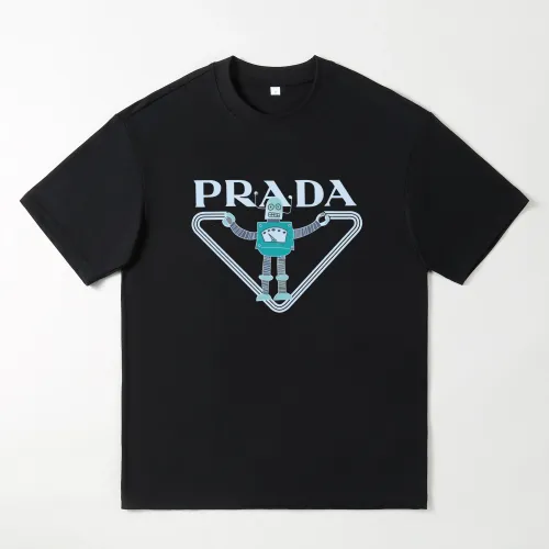 Cheap Prada Oversize T-Shirts Short Sleeved For Men #1439913, $$25.00 USD On Prada T-Shirts