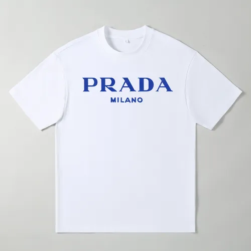 Cheap Prada Oversize T-Shirts Short Sleeved For Men #1439914, $$25.00 USD On Prada T-Shirts