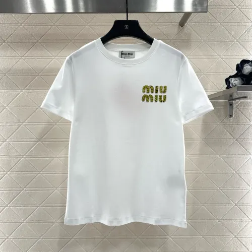 Cheap MIU MIU T-Shirts Short Sleeved For Women #1439962, $$60.00 USD On MIU MIU T-Shirts