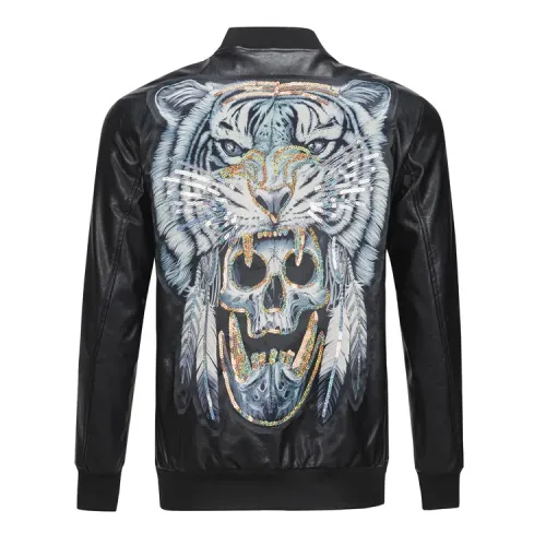 Cheap Philipp Plein PP Jackets Long Sleeved For Men #1439985, $$88.00 USD On Philipp Plein PP Jackets