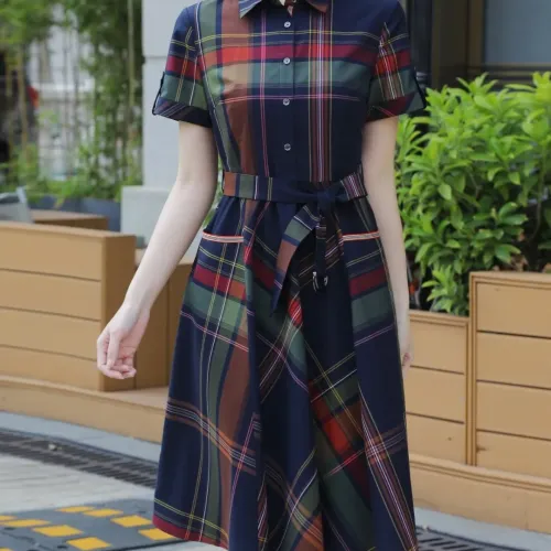 Cheap Burberry Dresses Short Sleeved For Women #1440038, $$85.00 USD On Burberry Dresses