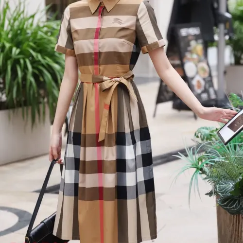 Cheap Burberry Dresses Short Sleeved For Women #1440040, $$85.00 USD On Burberry Dresses