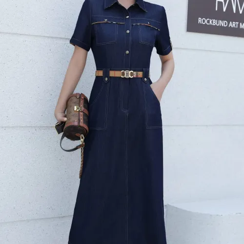 Cheap Burberry Dresses Short Sleeved For Women #1440061, $$85.00 USD On Burberry Dresses