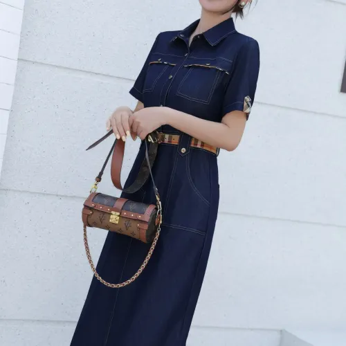 Replica Burberry Dresses Short Sleeved For Women #1440061 $85.00 USD for Wholesale