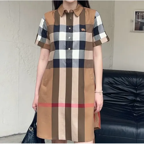 Cheap Burberry Dresses Short Sleeved For Women #1440070, $$85.00 USD On Burberry Dresses