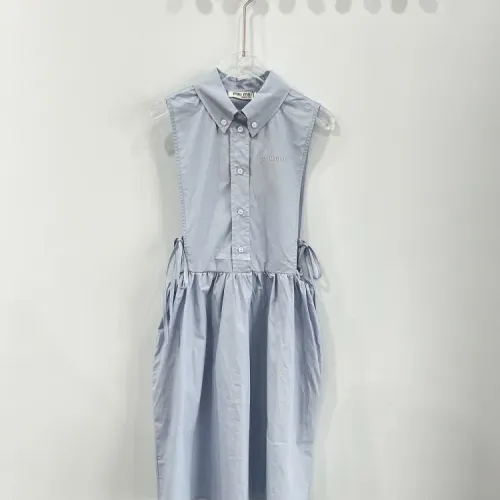 Cheap MIU MIU Dresses Sleeveless For Women #1440071, $$72.00 USD On MIU MIU Dresses