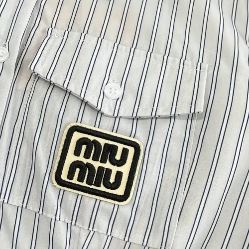 Replica MIU MIU Dresses Short Sleeved For Women #1440073 $80.00 USD for Wholesale