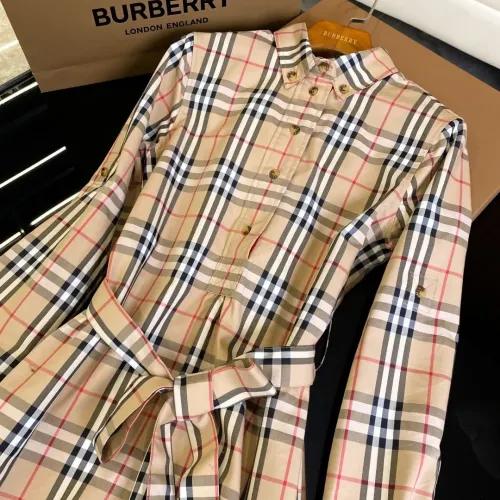 Replica Burberry Dresses Long Sleeved For Women #1440082 $88.00 USD for Wholesale