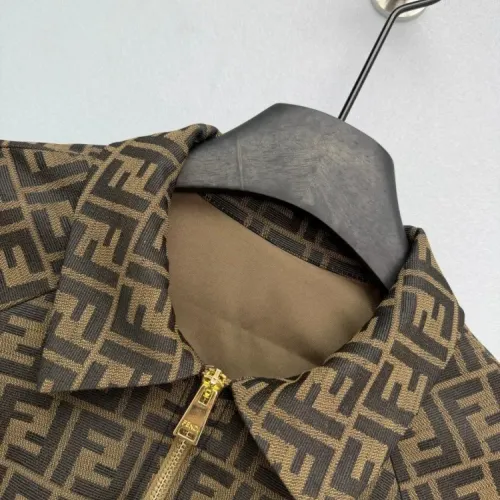 Replica Fendi Dresses Short Sleeved For Women #1440085 $125.00 USD for Wholesale