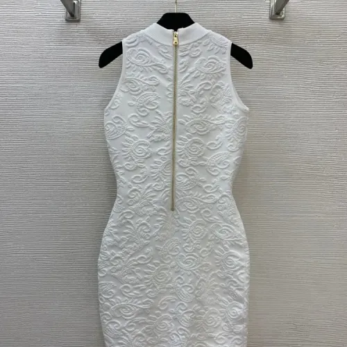 Replica Balmain Dresses Sleeveless For Women #1440087 $105.00 USD for Wholesale