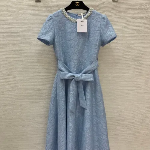 Cheap Christian Dior Dresses Short Sleeved For Women #1440098, $$135.00 USD On Christian Dior Dresses