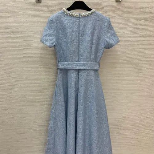 Replica Christian Dior Dresses Short Sleeved For Women #1440098 $135.00 USD for Wholesale
