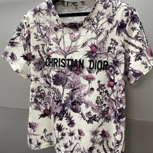 Replica Christian Dior T-Shirts Short Sleeved For Women #1440110 $48.00 USD for Wholesale