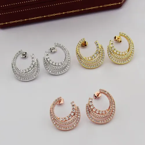 Replica Cartier Earrings For Women #1440446 $27.00 USD for Wholesale
