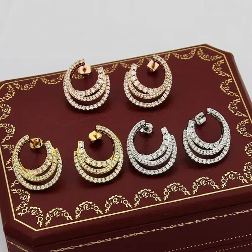 Replica Cartier Earrings For Women #1440447 $27.00 USD for Wholesale