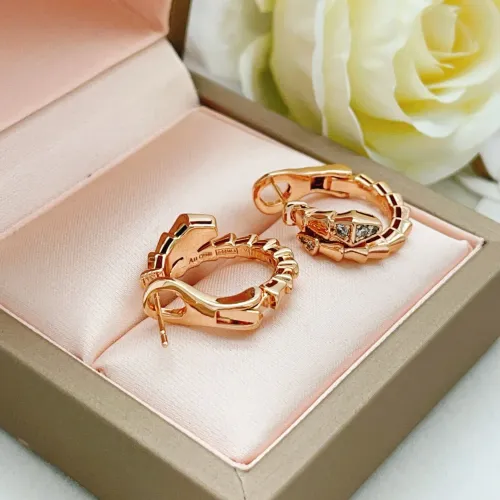 Replica Bvlgari Earrings For Women #1440500 $34.00 USD for Wholesale