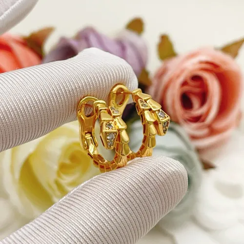 Replica Bvlgari Earrings For Women #1440501 $34.00 USD for Wholesale