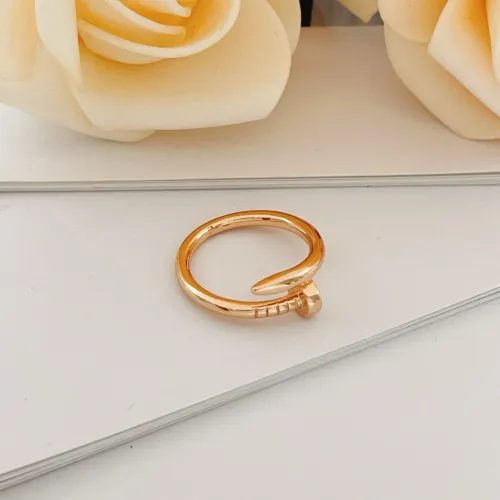 Replica Cartier Rings In Rose Gold #1440525 $25.00 USD for Wholesale