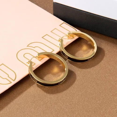 Replica MIU MIU Earrings For Women #1440596 $29.00 USD for Wholesale