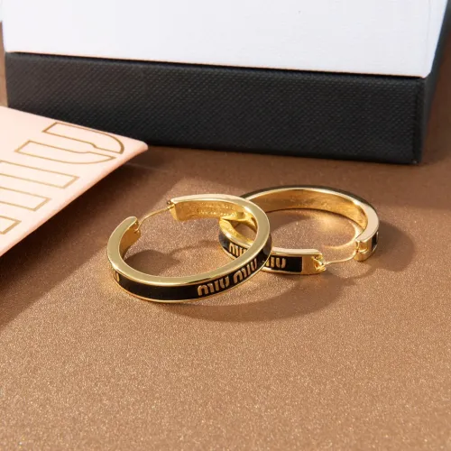 Replica MIU MIU Earrings For Women #1440596 $29.00 USD for Wholesale