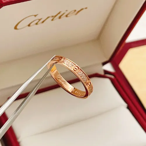Replica Cartier Rings In Rose Gold For Women #1440609 $34.00 USD for Wholesale