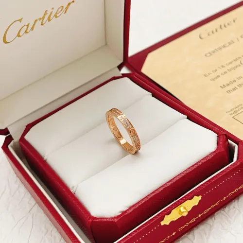 Replica Cartier Rings In Rose Gold For Women #1440609 $34.00 USD for Wholesale