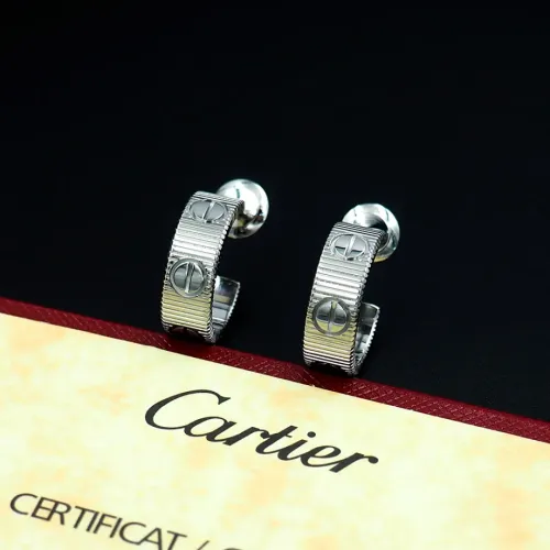 Replica Cartier Earrings For Women #1440623 $25.00 USD for Wholesale