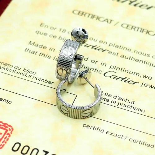 Replica Cartier Earrings For Women #1440623 $25.00 USD for Wholesale