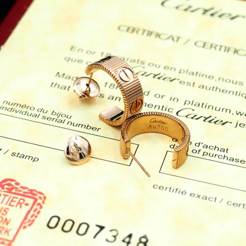 Replica Cartier Earrings For Women #1440624 $25.00 USD for Wholesale
