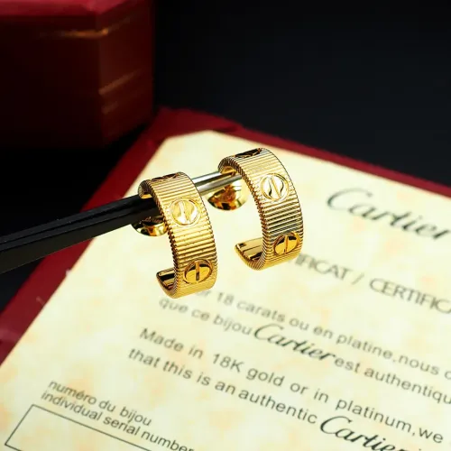 Replica Cartier Earrings For Women #1440626 $25.00 USD for Wholesale